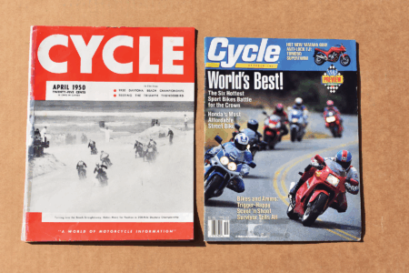 Motorcycle Magazines Past and Present Image